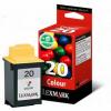 Lexmark 15MX120E Nr.20 inkt cartridge 3-kleuren origineel - Hoge capaciteit: 450 pagina's