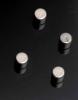 Naga stalen magneten voor glasborden cylinder - Diameter: 10 mm - Pak van 4 stuks