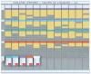 Nobo Jaarplanner / Planbord 66x80cm - Maximaal 416 T-kaarten