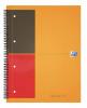 Oxford 4-gaats spiraalschrift 'International Filingbook' A4 - Geruit 5 mm - 200 blz