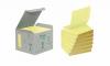 Post-It gerecycleerde Z-notes 76 x 76 mm geel - Blok van 100 vel - Pak van 6 blokken 