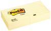 Post-it® Notes gelijnd 76x76 mm geel - Pak van 6x 100 vel