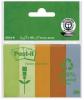 Post-it® Notes gerecycleerde markeerstroken 15x50 mm ass. kleuren - Pak van 5 blokjes