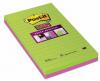 Post-it® Super Sticky Notes 125x200 mm - Gelijnd - Blok van 45 memoblaadjes - Pak van 2 blokken