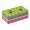 Post-it® Super Sticky Notes 76x76 mm - Blok van 90 memoblaadjes - Pak van 12 blokken