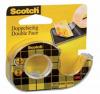 Scotch® dubbelzijdige plakband 12mm x 6,3M met afroller