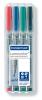 Staedtler OHP-marker Lumocolor Non-Permanent 315WP4 ass. kleuren Medium - Box met 4 stuks