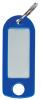 Sleutelhanger 55x22 mm blauw - Doos van 100 stuks