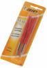 Bic balpen M10 Clic medium punt rood op blister - Set van 20