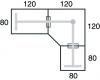 Arca L-vorm bureau Cad combinatie 200 x 240 cm