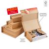 Colompac verzenddoos bruin voor CD's 147x126x55 mm - Pak van 20 stuks