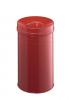 Durable afvalbak Safe+ met vlamdover rond 60 liter rood