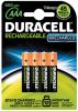 Duracell oplaadbare batterijen StayCharged AAA - Blister van 4 stuks