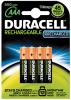 Duracell oplaadbare batterijen StayCharged AAA - Blister van 4 stuks