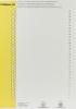 Elba etiketten voor hangmappen voor kasten nr. 9 geel - Pak van 10 vellen