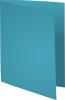 Exacompta dossiermap Forever® Foldyne A4 lichtblauw met gelijke kanten - Pak van 100 stuks
