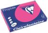 Clairefontaine gekleurd papier Trophée Intens A3 80 g/m² fluo roze - Pak van 500 vel