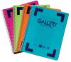 Gallery spiraalschrift Bicolor A5 - Gelijnd - Pak van 6 stuks