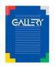 Gallery kaftomslag met losse bladen 16,5 x 21 cm - 120 blz - Geruit 5 mm - Pak van 5 stuks