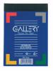 Gallery notitieblok gelijnd 60g kopgeniet A7 - Blok van 100 vel - Pak van 10 blokken