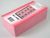 Garderobeblokken 12x20 cm kers - Nummers van 501 t.e.m. 1.000