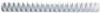 GBC 21-rings ovale plastic bindruggen CombBind wit - Rug van 25 mm - Doos van 50 stuks