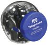 Glazen pot met 100 standaard inktpatronen koningsblauw
