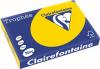 Clairefontaine gekleurd papier Trophée Pastel A3 160 g/m² goudgeel - Pak van 250 vel