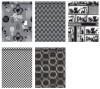 Hoomark geschenkpapier Black & white - Doos van 50 rollen