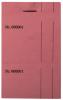 NIET MEER LEVERBAAR Kelnerboekjes 10x14 cm roze 100 vel genummerd - Set van 100 boekjes