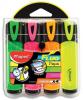 Maped markeerstift Fluo Peps - Set van 12 etuis