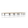 Tmeeting 1 vergadertafel MG1EC45 met centrale kabelgoot 820x189 cm (voor 20/22 plaatsen)