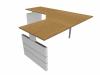 Nova L-vorm bureau Cad combinatie 200 x 240 cm