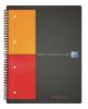 Oxford 4-gaats schrift 'International Notebook' A4 spiraalgebonden - Geruit 5mm 