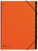 Pagna sorteermap Trend A4 oranje met 12 onderverdelingen - Set van 2 stuks