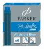 Parker inktpatronen Quink mini blauw - Doos van 6 stuks