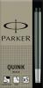 Parker inktpatronen Quink zwart - Doos van 5 stuks