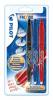 Pilot uitwisbare roller Frixion Ball - Blister van 3 stuks (blauw, zwart & rood)