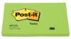 Post-it® gekleurde notes Neon 76 x 127 mm felgroen - Blok van 100 memoblaadjes - Pak van 6 blokken