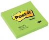 Post-it® gekleurde notes Neon 76 x 76 mm felgroen - Blok van 100 memoblaadjes - Pak van 6 blokken