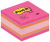 Post-it® Notes memokubussen roze/oranje/violet 76 x 76 mm - Blok van 450 memoblaadjes