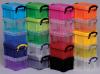 Really Useful Boxes Transparante opbergdoos 0,14 liter - Set van 20 stuks