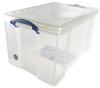 Really Useful boxes transparante opbergdozen 84 ltr (afzonderlijk verpakt)