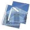 Rexel geperforeerde showtas gekorreld PVC - 95 micron - Boven- en perforatiezijde open - Pak van 100 stuks