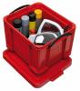 Really useful boxes opbergdozen 35 liter rood - Set  van 6 stuks