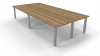 Tmeeting 1 vergadertafel MG1EC05 360x180 cm (voor 12/16 plaatsen)