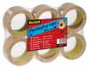 Scotch Extra kwaliteit tape PVC transparant 50mm x 66M - Pak van 6 stuks