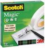 Scotch® plakband Magic Tape 12mm x 66M - Doos van 2 rolletjes 