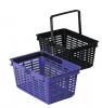 Shopping basket / winkelmand zwart 19 liter - Set van 6 stuks