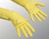 Vileda handschoenen Contract geel 100 % natuurlijke latex - Maat: S - Pak van 10 stuks